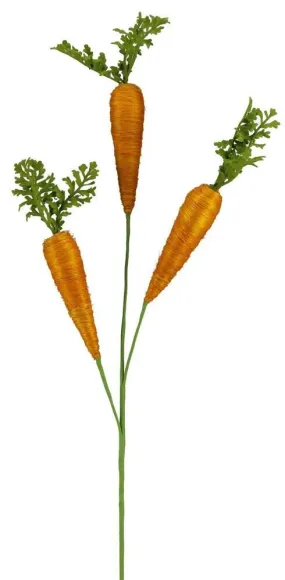 24" Linen Carrot Spray