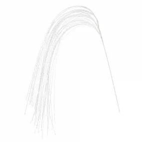 48" Twisted Grass Spray: White