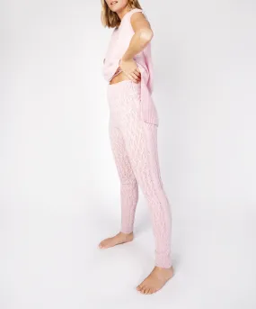 Aran Leggings Blush
