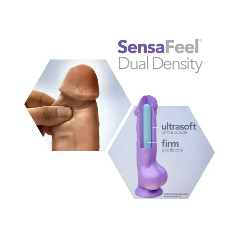 Blush Au Natural 10" Big Boy Dildo with Balls - Mocha