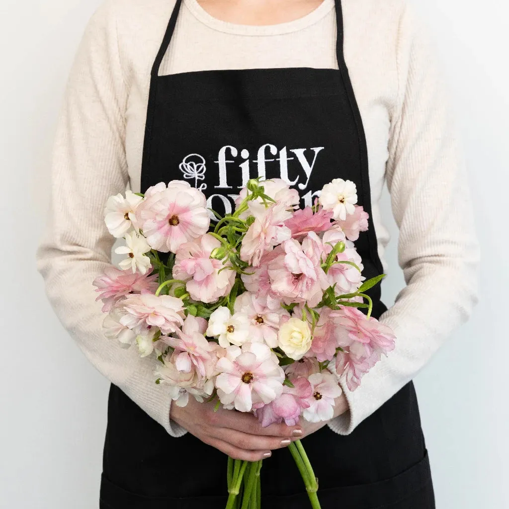 Blushing Bride Butterfly Ranunculus Flower