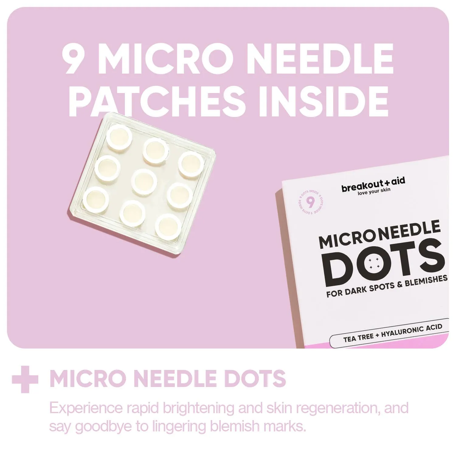 BreakoutAid Micro Needle Patches for Dark Spots