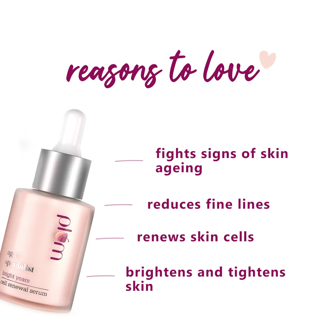 Bright Years Cell Renewal Serum | 100% Vegan, Cruelty Free