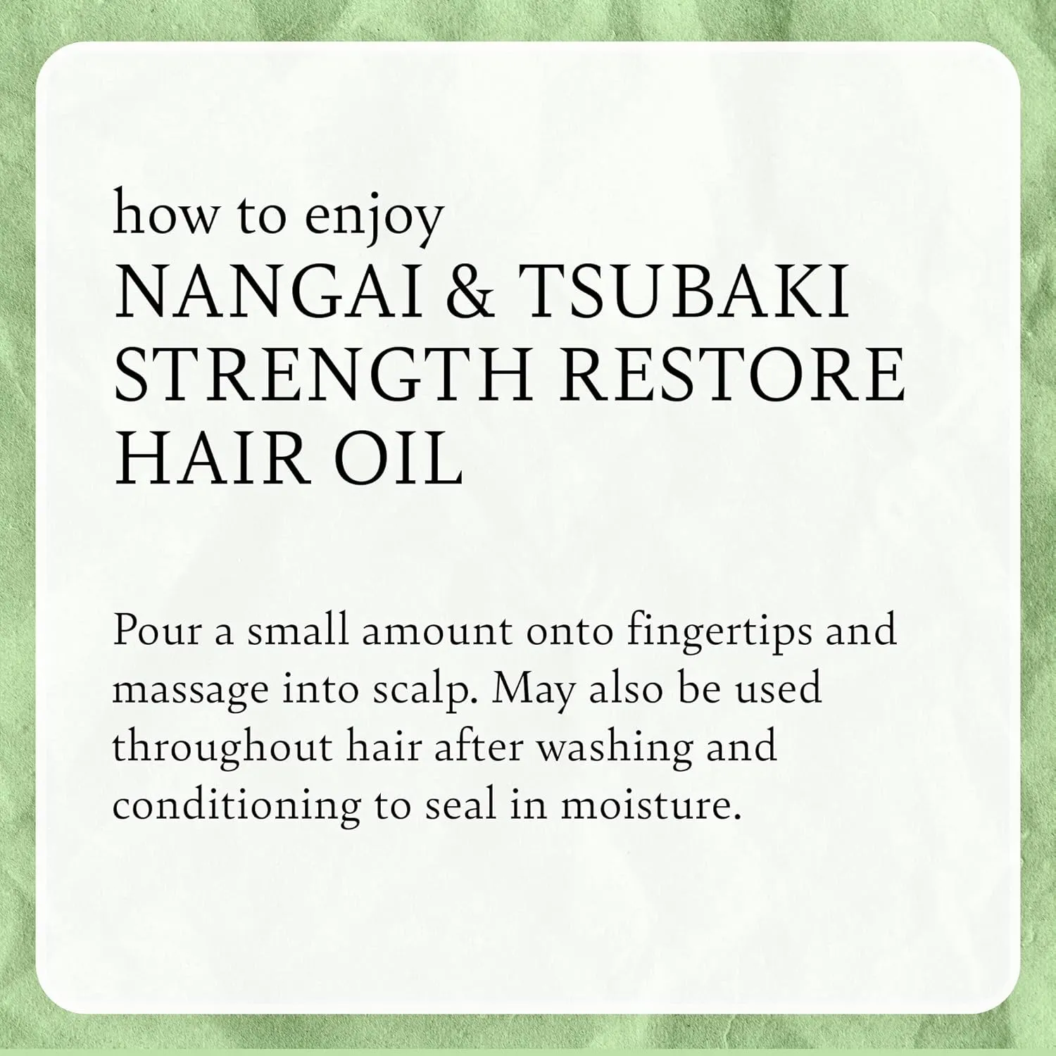 Camille Rose Naturals Nangai And Tsubaki Strength Restore Hair Oil 118.2ml