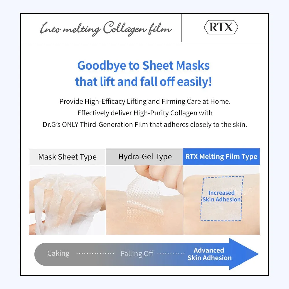 [EXCLUSIVE] DR.G RTX INTO MELTING COLLAGEN FILM (1BOX-5P)   DR.G BLACK SNAIL COLLAGEN TO MIST SERUM SET