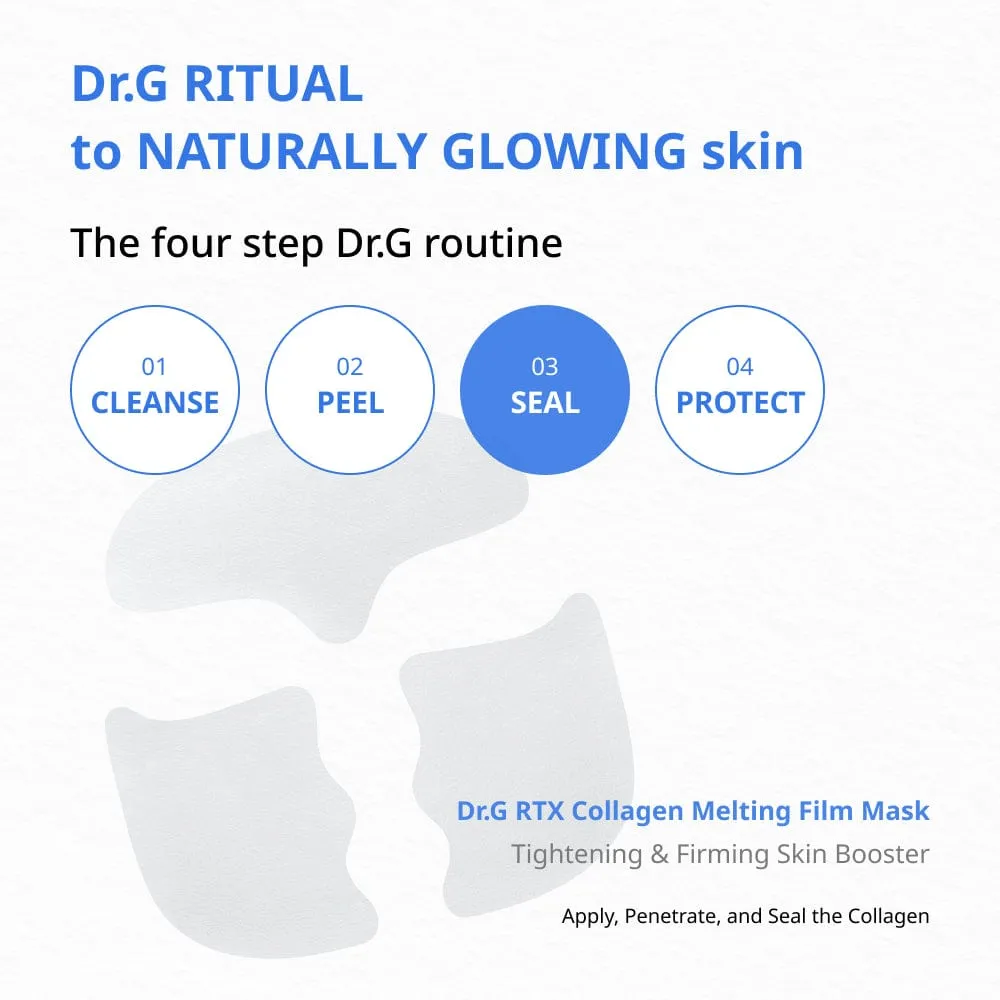 [EXCLUSIVE] DR.G RTX INTO MELTING COLLAGEN FILM (1BOX-5P)   DR.G BLACK SNAIL COLLAGEN TO MIST SERUM SET