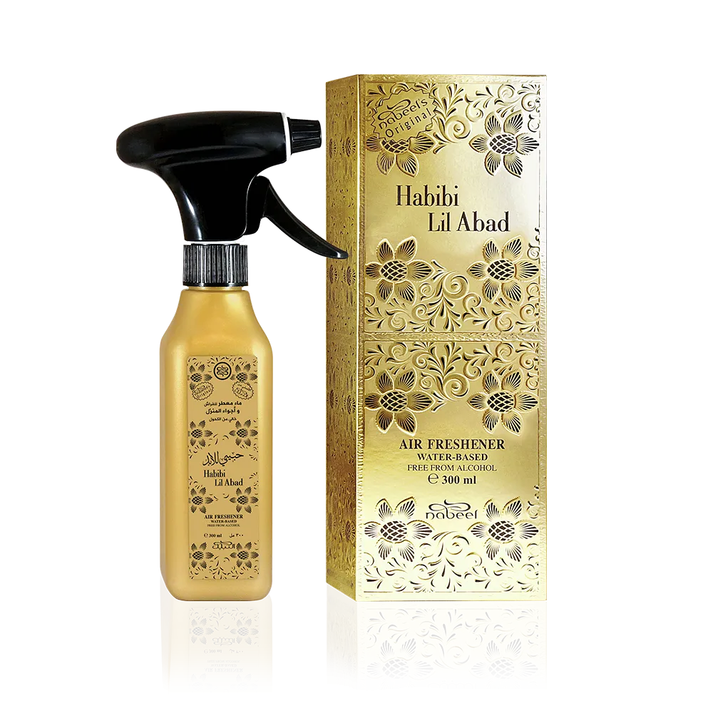 Habibi Lil Abad Nabeel Air Freshener 300ml Water-based free from Alcohol