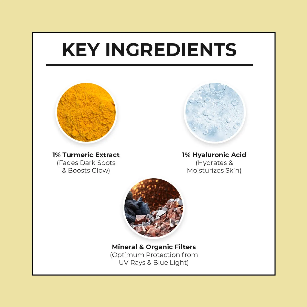 Haldi & Hyaluronic Acid Sunscreen - 125g