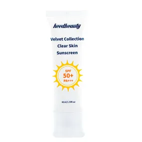 Heedbeauty Velvet Collection Clear Skin Sunscreen SPF-50    (40ml)