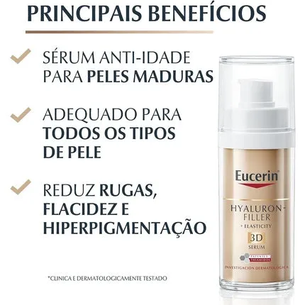 Hyaluronic filler   serum for elasticity 3D 30 ml, Eucerin