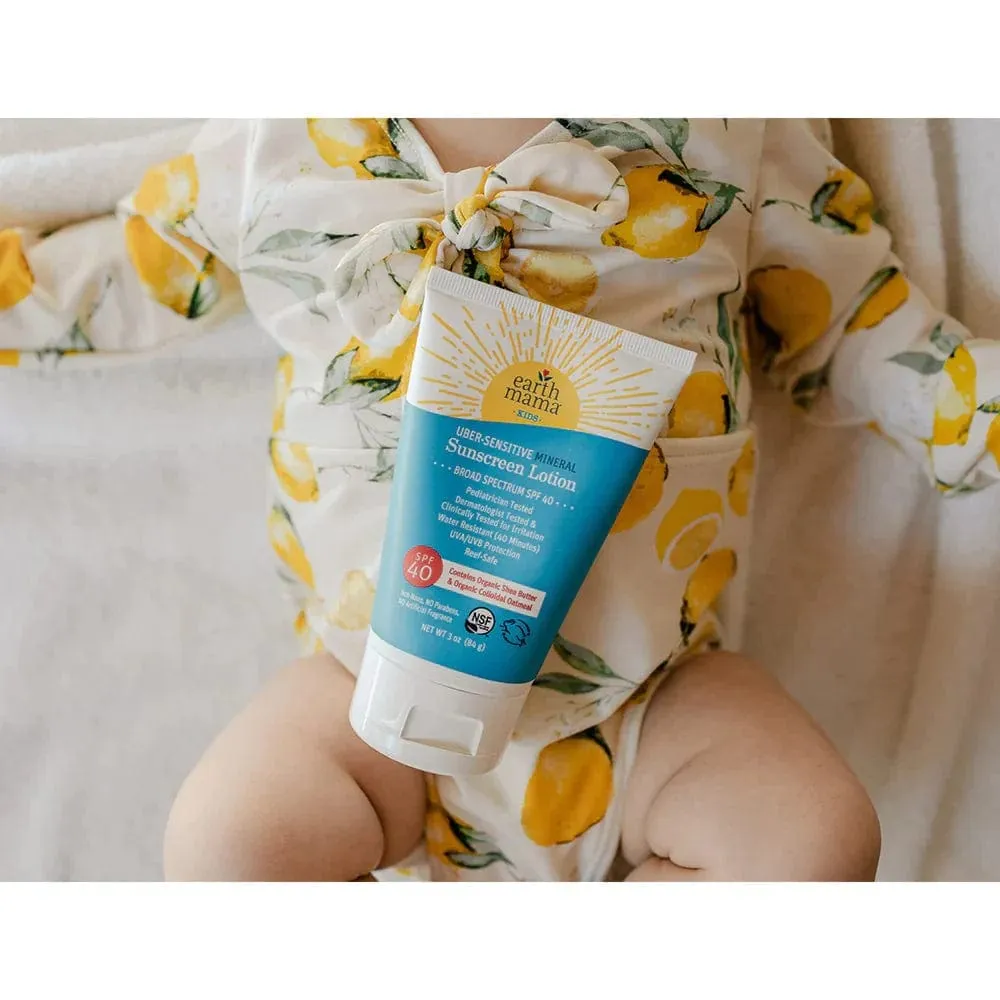 Kids Uber-Sensitive Mineral Sunscreen Lotion - SPF 40
