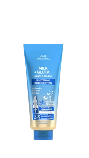 Luxe Organix Milk   Gluta Whitening Serum Lotion (350ml)