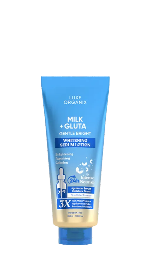Luxe Organix Milk   Gluta Whitening Serum Lotion (350ml)