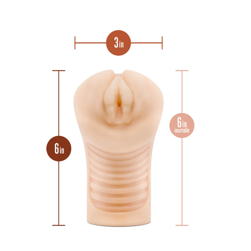 M Elite By Blush® | Soft & Wet Annabella Realistic Beige Masturbator / Stroker