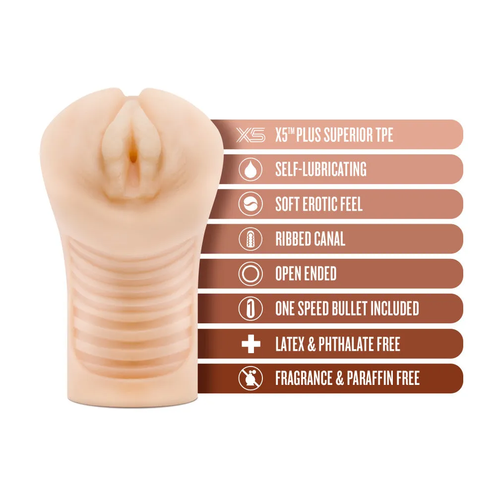 M Elite By Blush® | Soft & Wet Annabella Realistic Beige Masturbator / Stroker