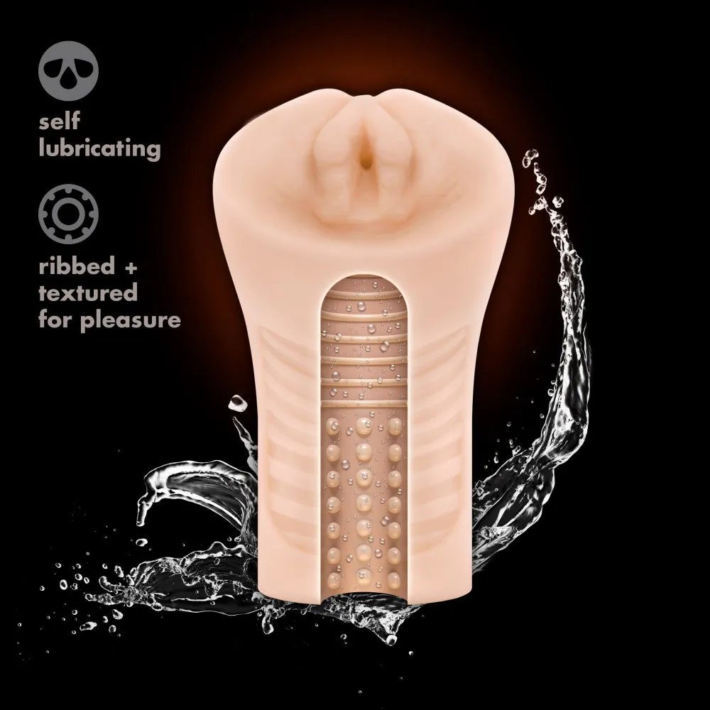 M Elite By Blush® | Soft & Wet Annabella Realistic Beige Masturbator / Stroker