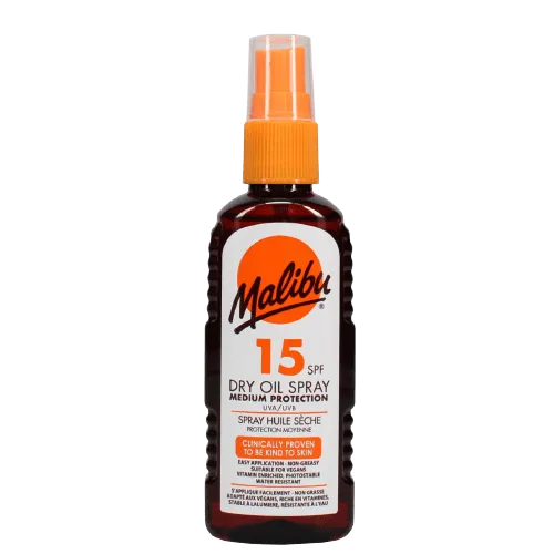 Malibu Medium Protection Dry Oil Spray SPF15 100ml
