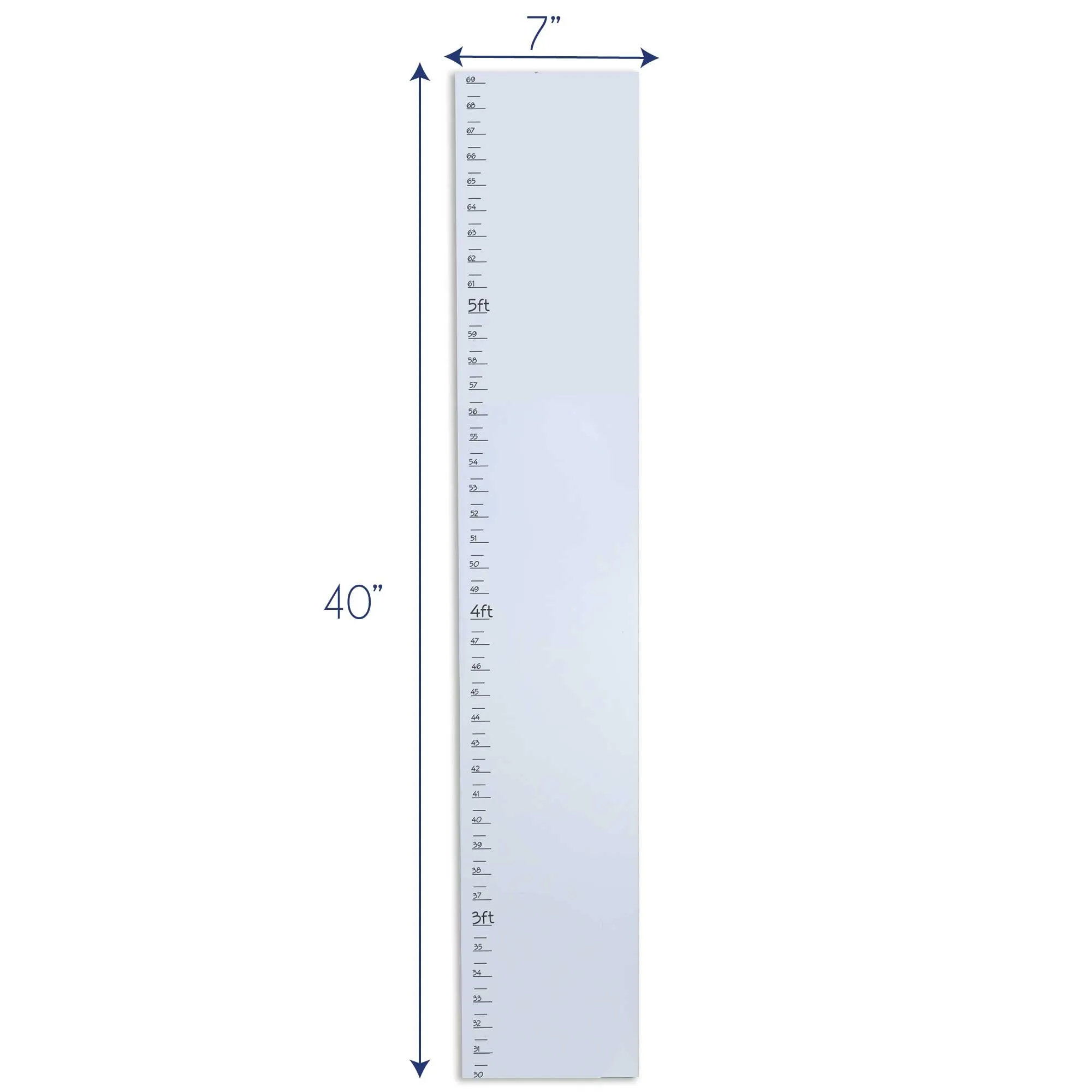 Natural Garland Pink Mint Blush Growth Chart