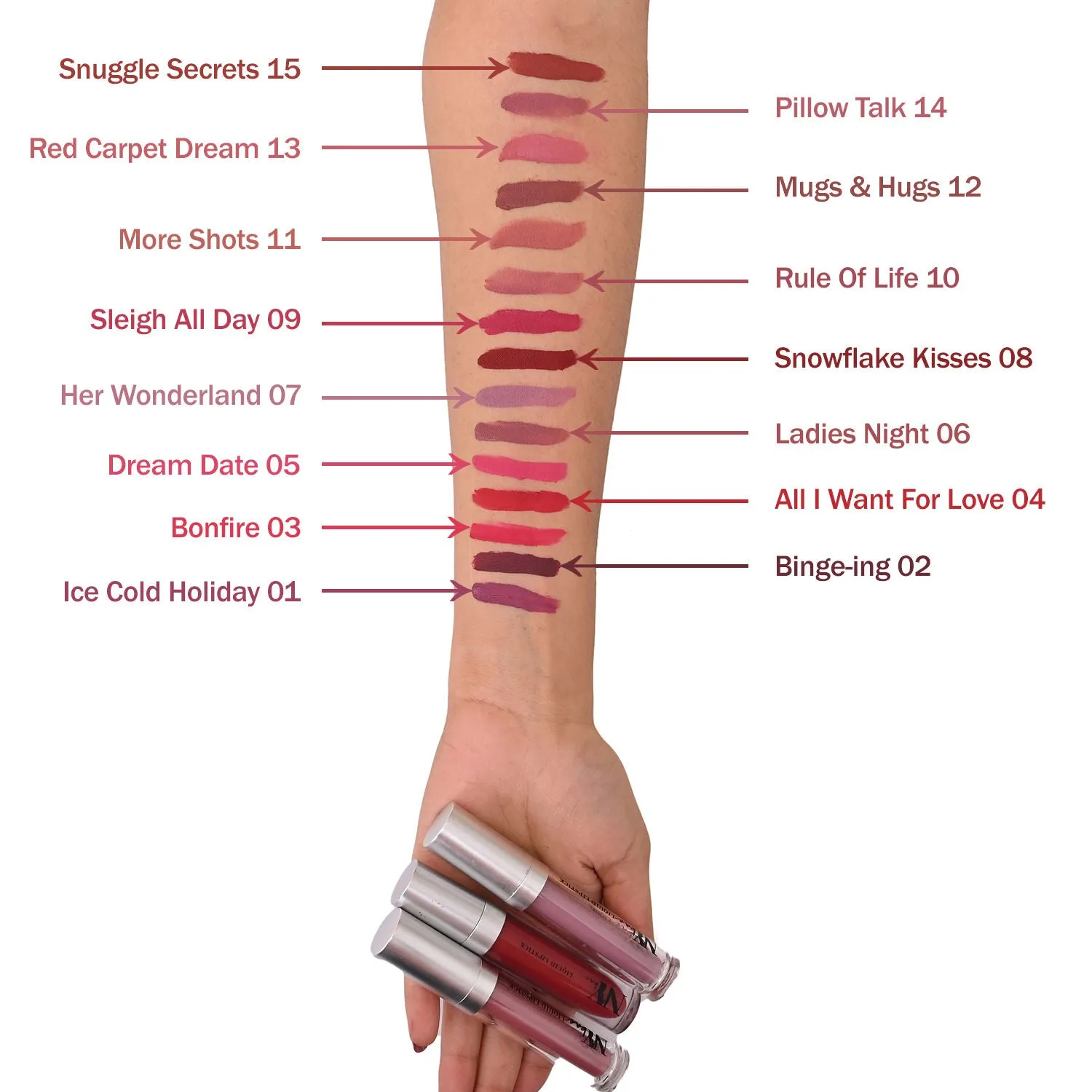 NY Bae Confessions of a Lip-a-holic Liquid Lipstick | Primer   Matte | Nude Brown | Long Lasting- Rule Of Life 10 (4.5 ml)