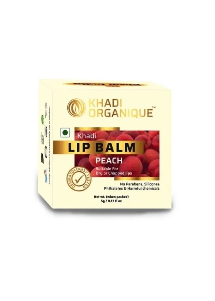 Peach Lip Balm - Khadi Organique