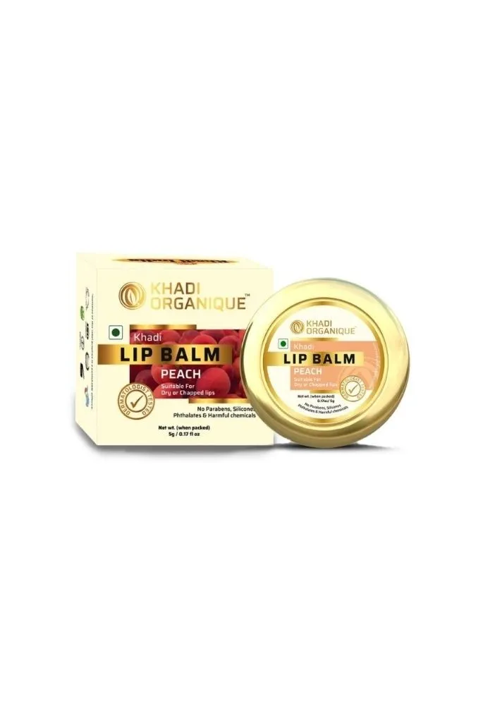 Peach Lip Balm - Khadi Organique