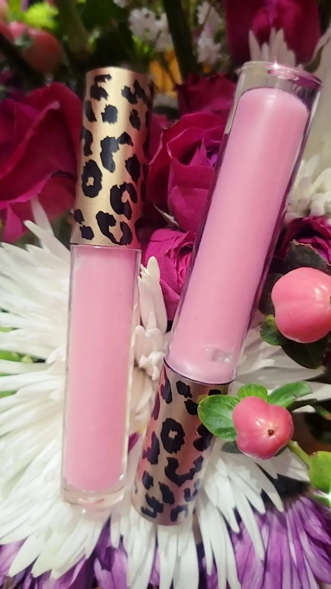 Pink Cotton Candy Lip Gloss, Tinted Gloss, Lip Care, Glossy, Moisturizing, Hydrating