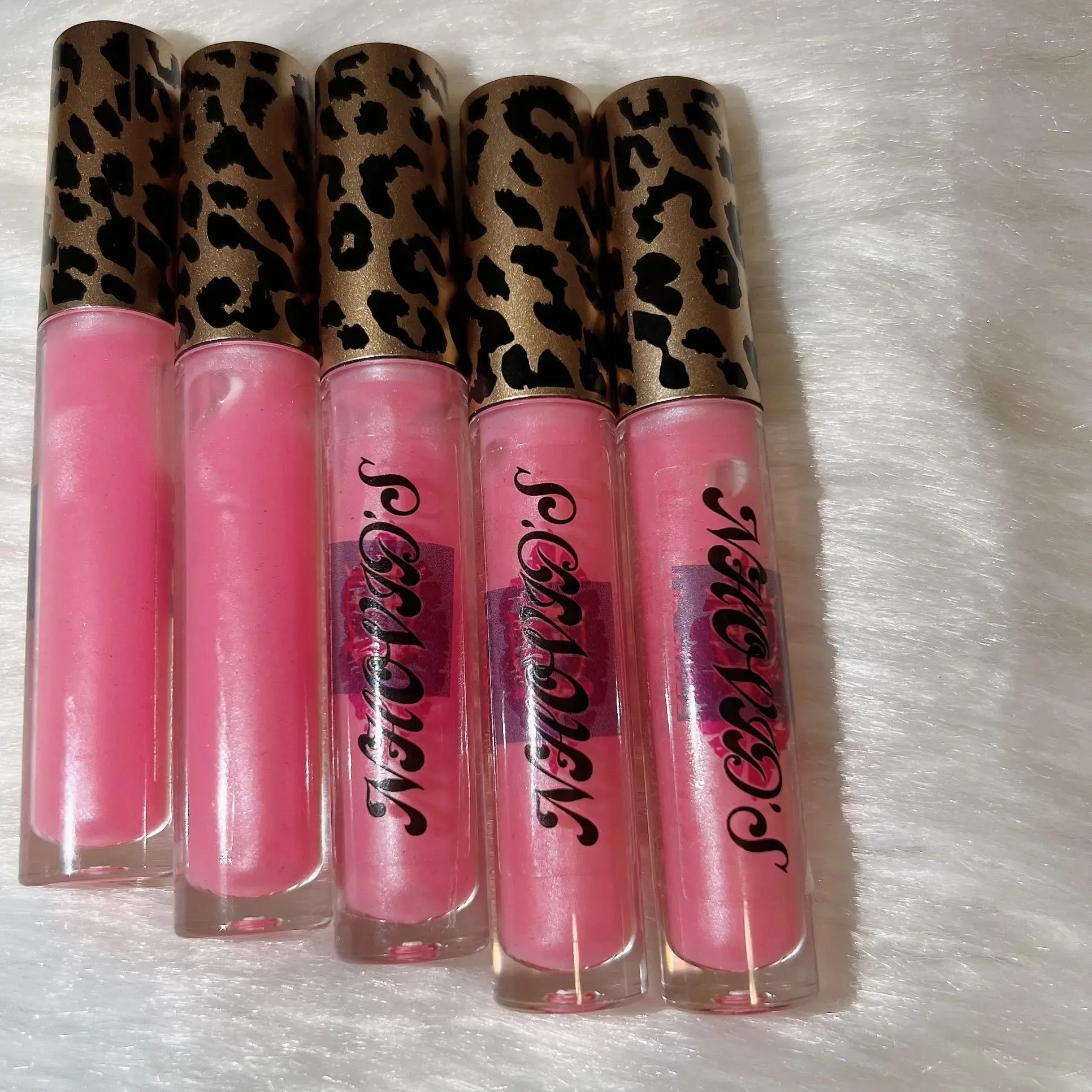Pink Cotton Candy Lip Gloss, Tinted Gloss, Lip Care, Glossy, Moisturizing, Hydrating