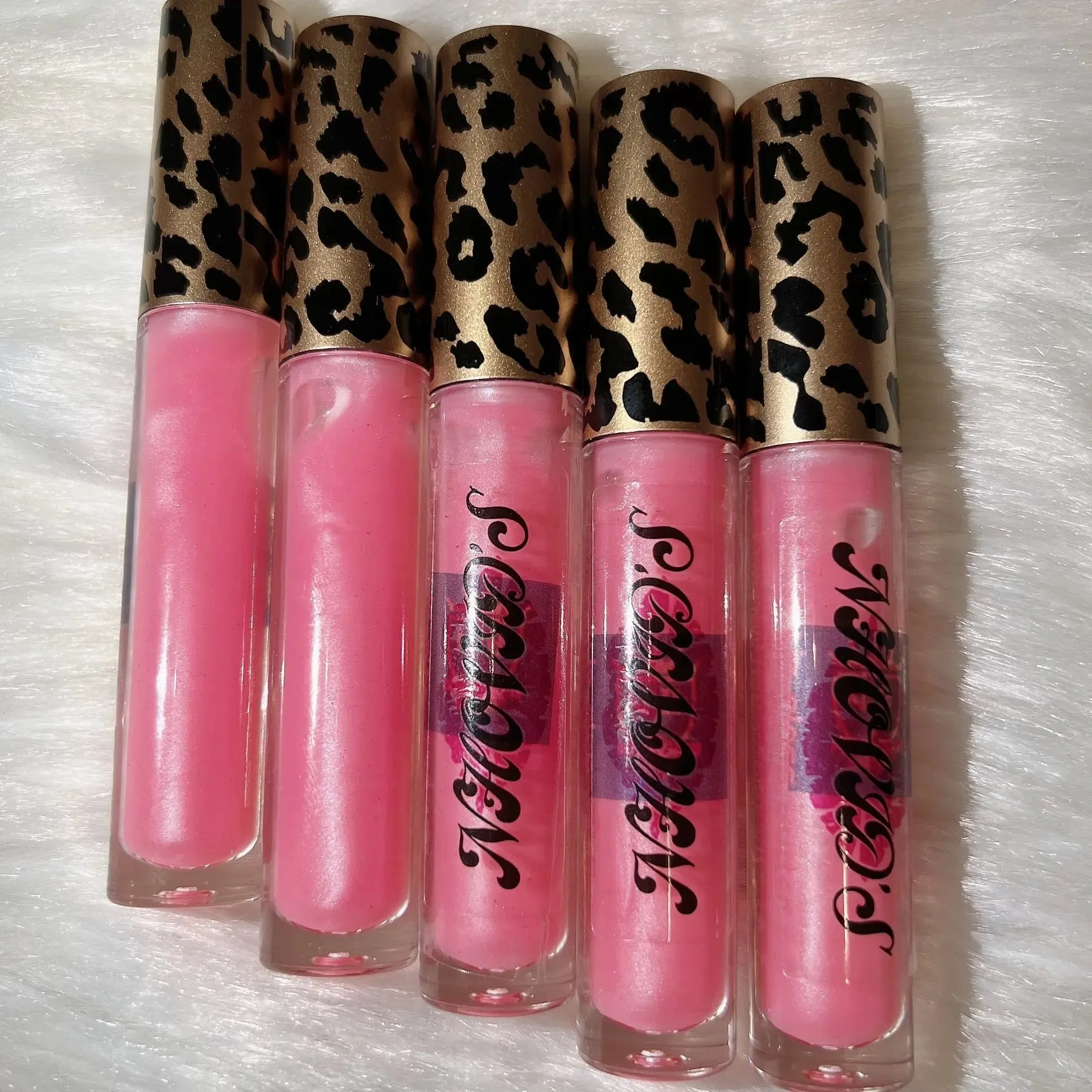 Pink Cotton Candy Lip Gloss, Tinted Gloss, Lip Care, Glossy, Moisturizing, Hydrating
