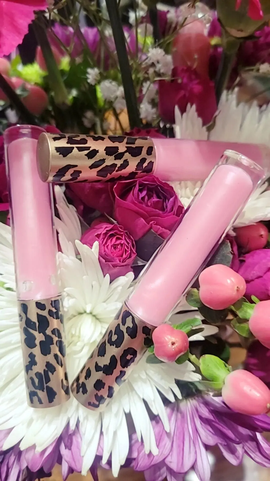 Pink Cotton Candy Lip Gloss, Tinted Gloss, Lip Care, Glossy, Moisturizing, Hydrating