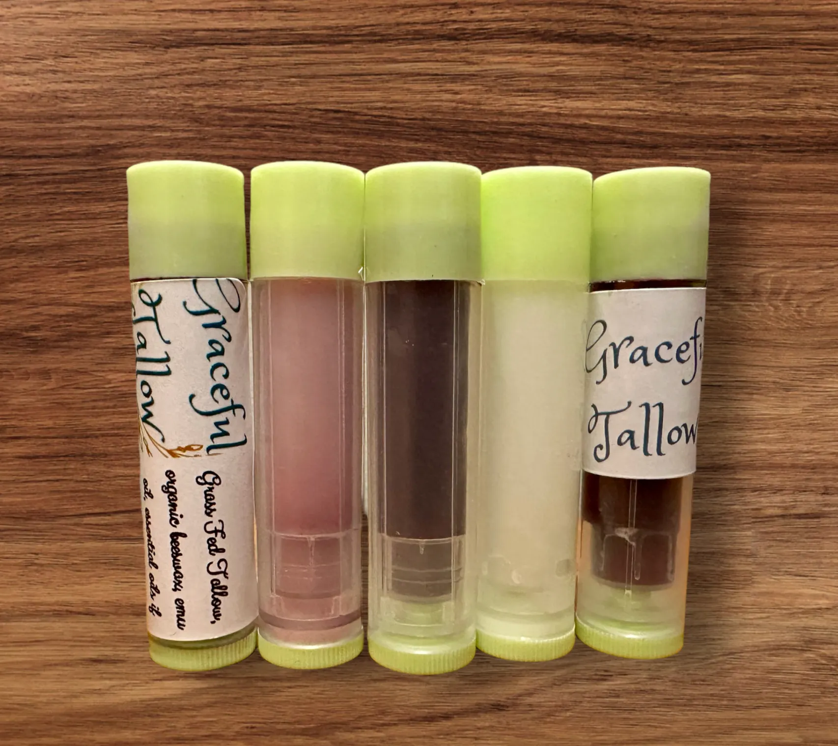 Tallow Lip Balm with Emu Oil & Grass Fed Beef Tallow Pink Lip Balms for Carnivore gift Extra Moisturizing All Natural Skincare for gifts Mom
