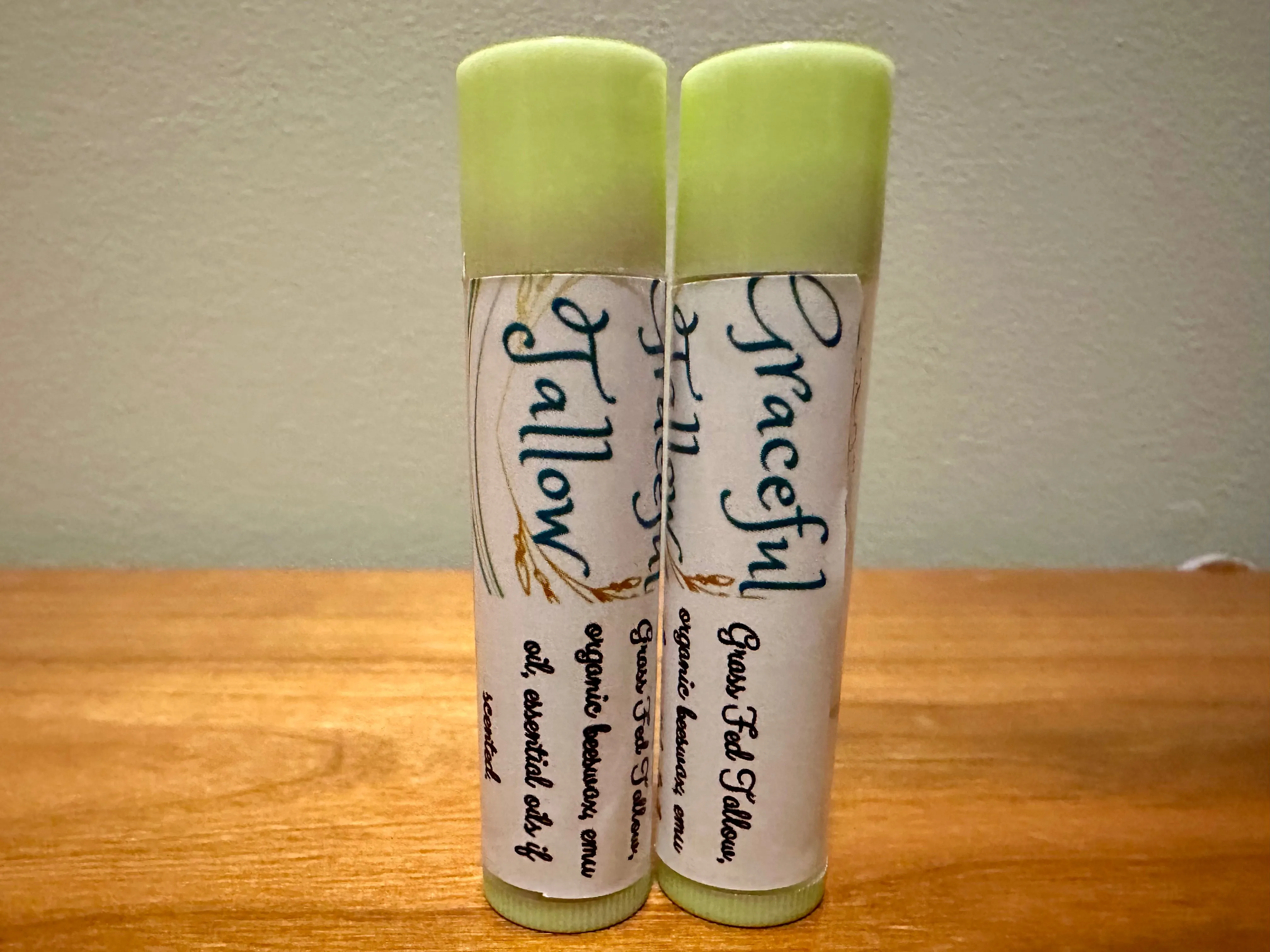 Tallow Lip Balm with Emu Oil & Grass Fed Beef Tallow Pink Lip Balms for Carnivore gift Extra Moisturizing All Natural Skincare for gifts Mom