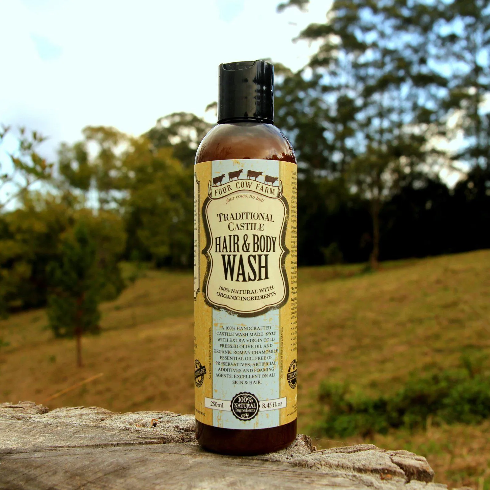 Traditional Castile Hair & Body Wash 250ml