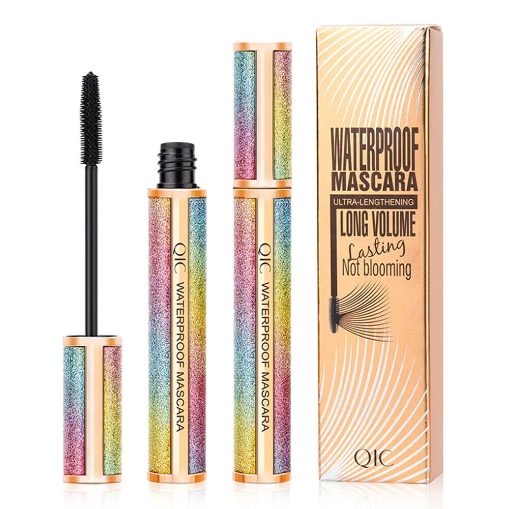 US 2-4 Pack 4D Silk Fiber Eyelash Mascara Waterproof Smudge-proof Long Lasting