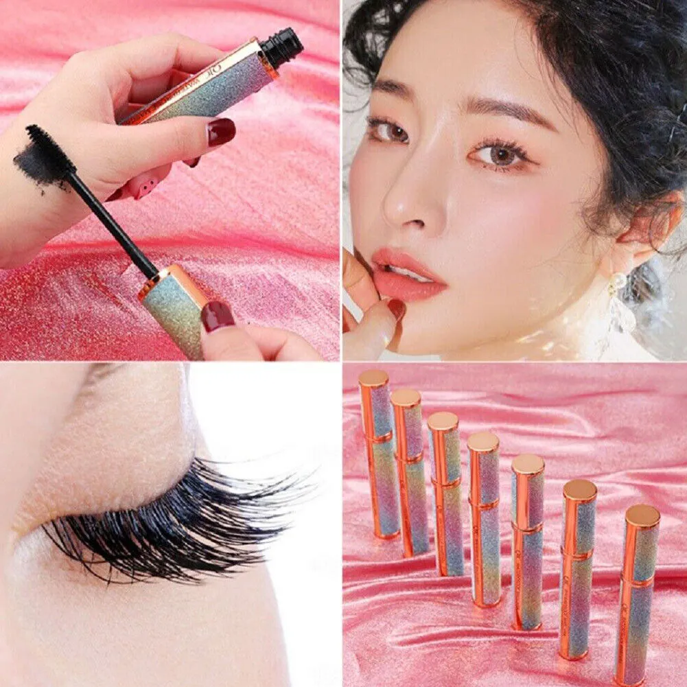 US 2-4 Pack 4D Silk Fiber Eyelash Mascara Waterproof Smudge-proof Long Lasting