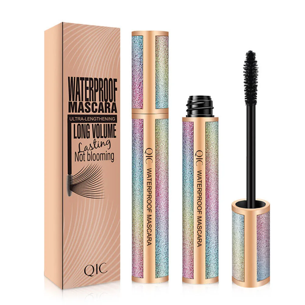 US 2-4 Pack 4D Silk Fiber Eyelash Mascara Waterproof Smudge-proof Long Lasting